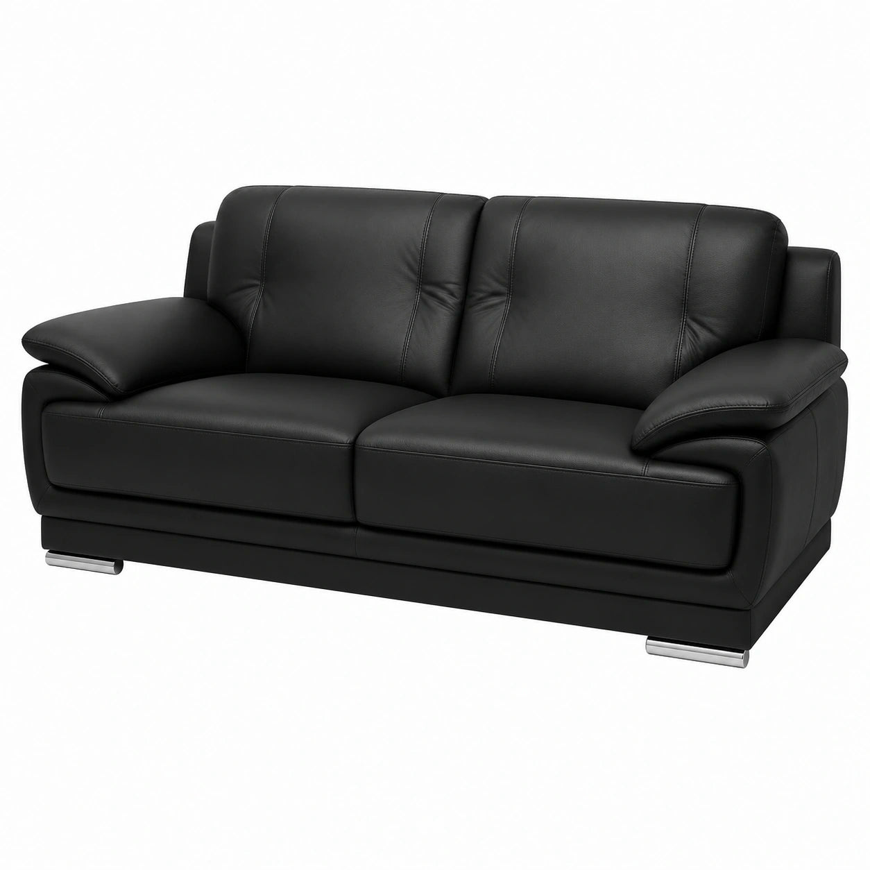 canape-3-places-en-cuir-noir-et-acier-chrome-kcuyu12475jd