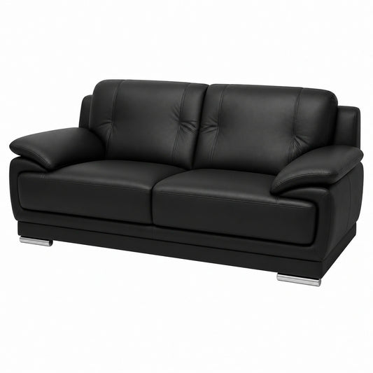canape-3-places-en-cuir-noir-et-acier-chrome-kcuyu12475jd